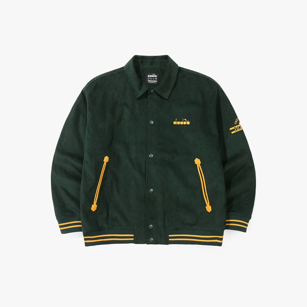 Montello 燈芯絨 棒球外套 外套 GREEN