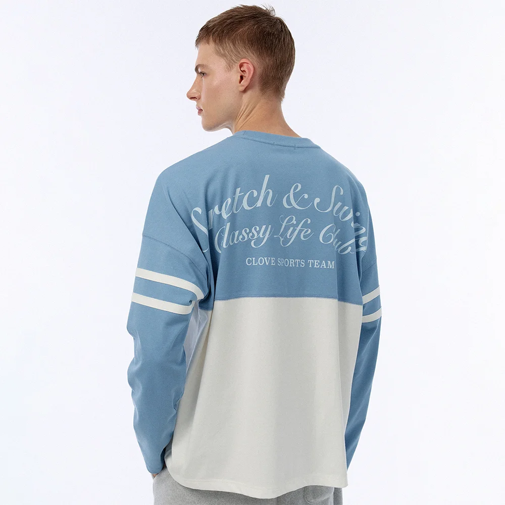 Colorblock T-Shirt_Men (Sky Blue)