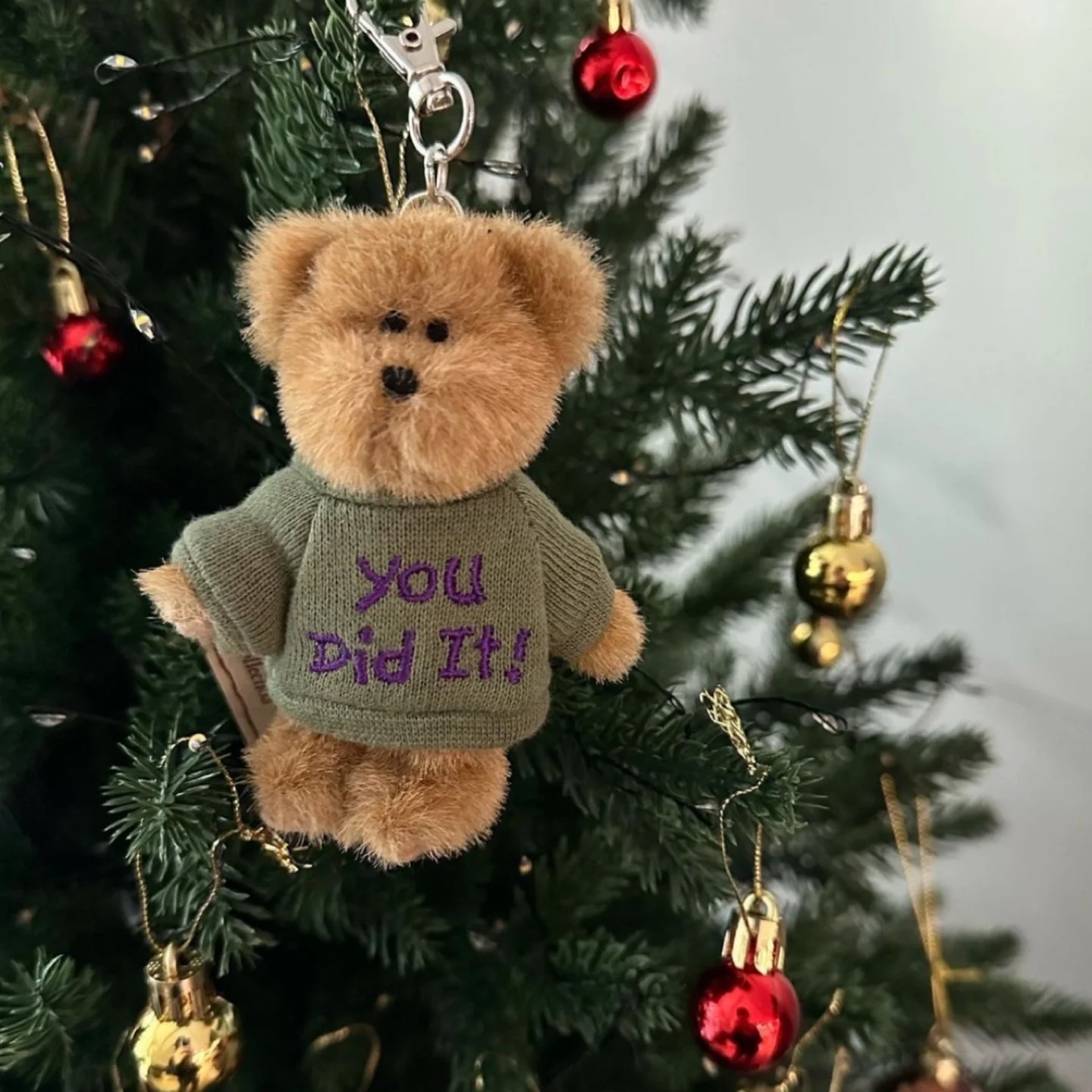 Boys Bear Jjokomi Message 熊 玩偶 鑰匙扣 bear keyring