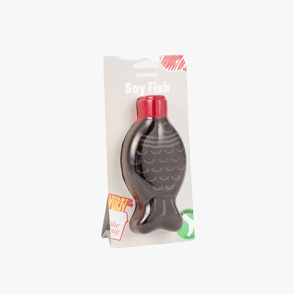 Eat My Socks 3D Soy Fish 魚 醬油 襪 襪