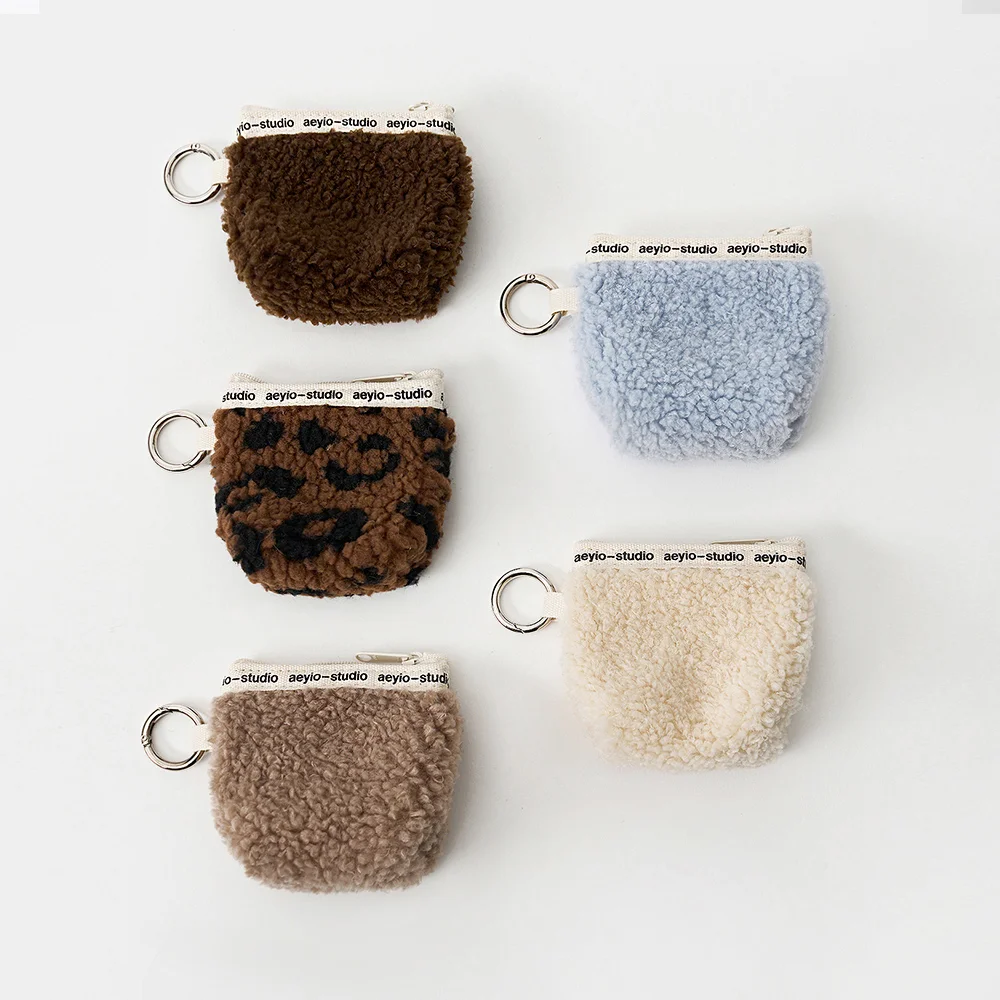 FLEECE AIRPODS KEYRING T POUCH_搖粒絨 AirPods 鑰匙扣 T恤 化妝袋(5 Colors)_APO3410