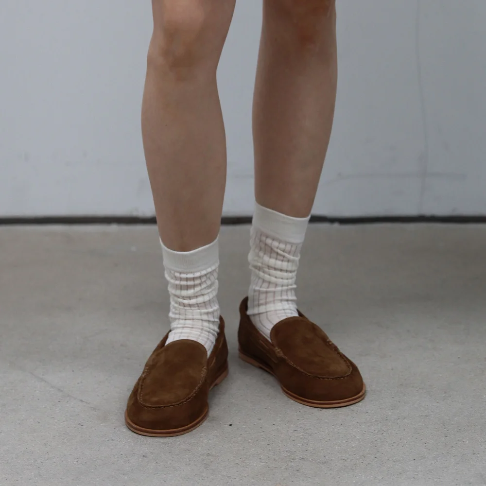 Classic Suede Loafer_26533_camel