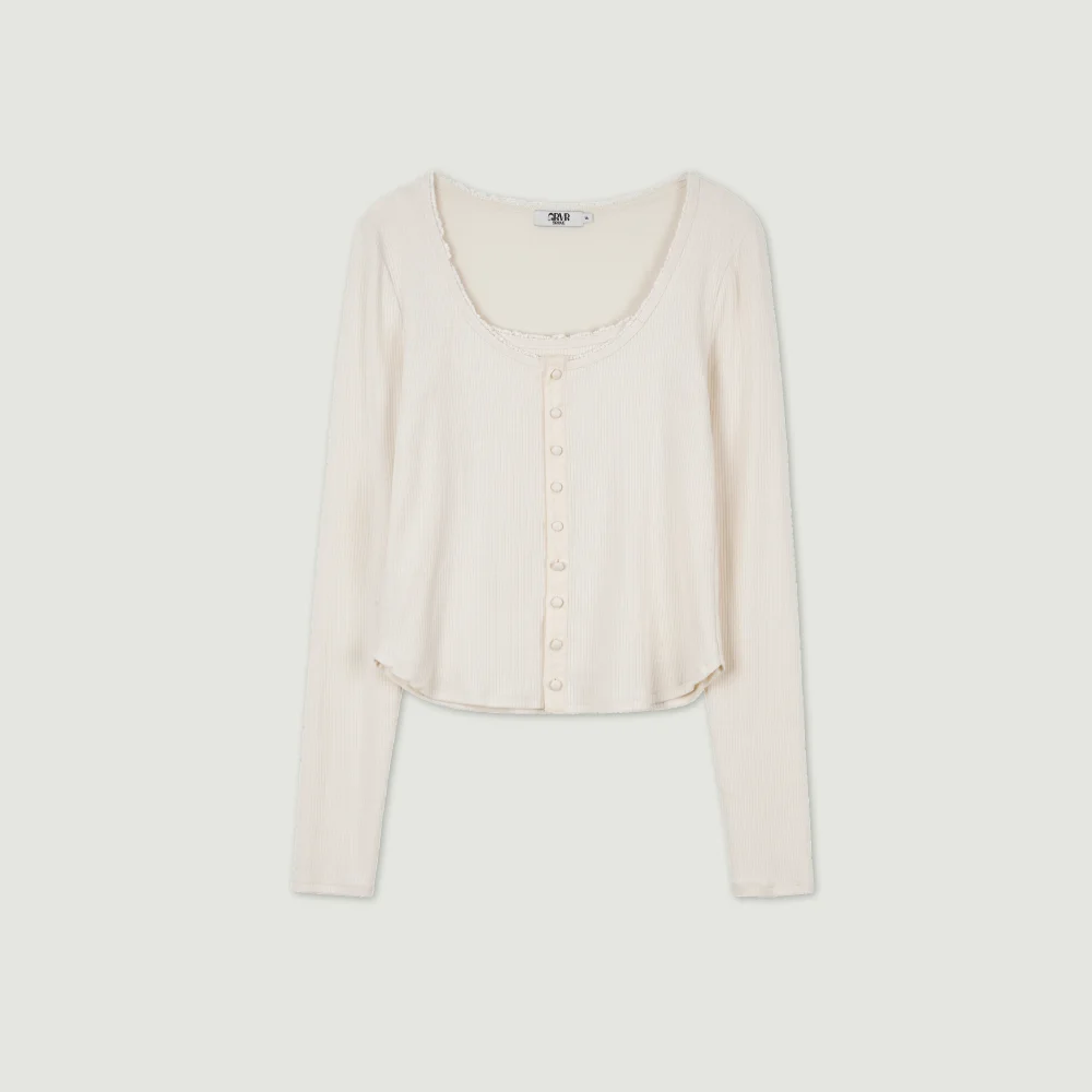 MARTINE LAYERED T-SHIRT (IVORY)