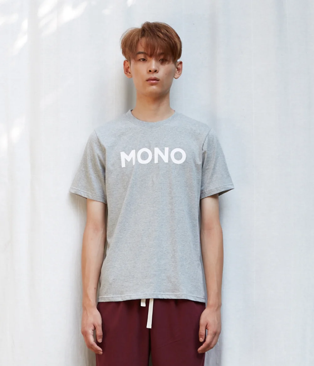 (M) MONO T-SHIRT GREY