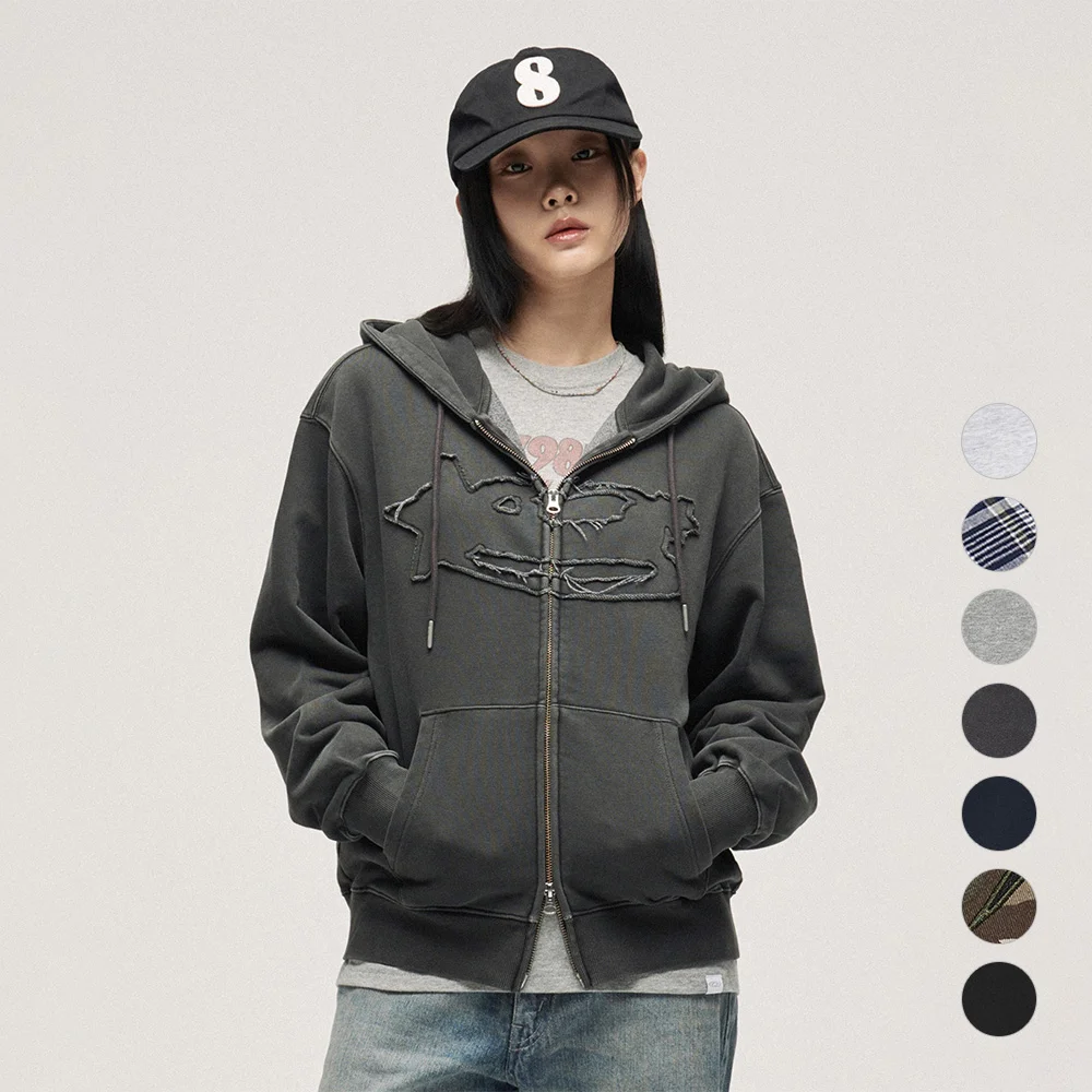 Urban Stella 衛衣 連帽衫 拉鏈_7color