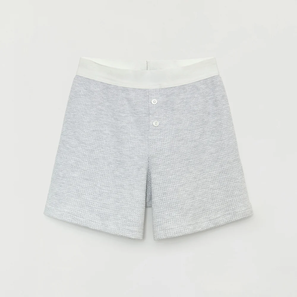 Waffle shorts_gray