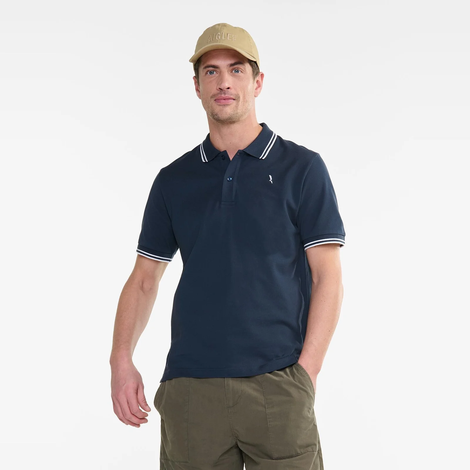 男裝 短 衣袖 Polo 襯衫 AIS25MPSH001EMP