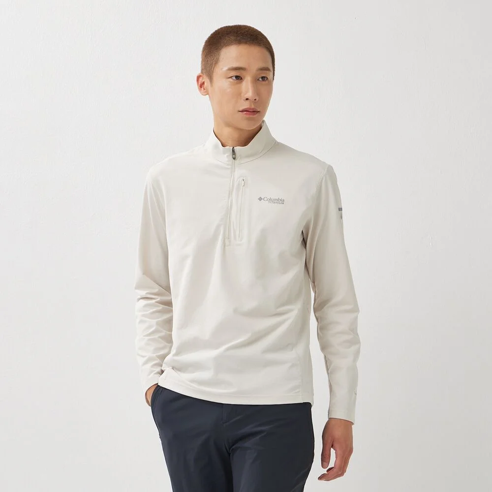 Columbia 男裝 牛皮 山系 半 拉鏈 C61YM6504102