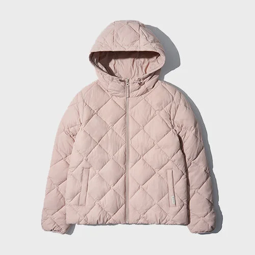 Campic 女裝 絎縫 羽絨外套 Light Pink (S22WWTPJ57)
