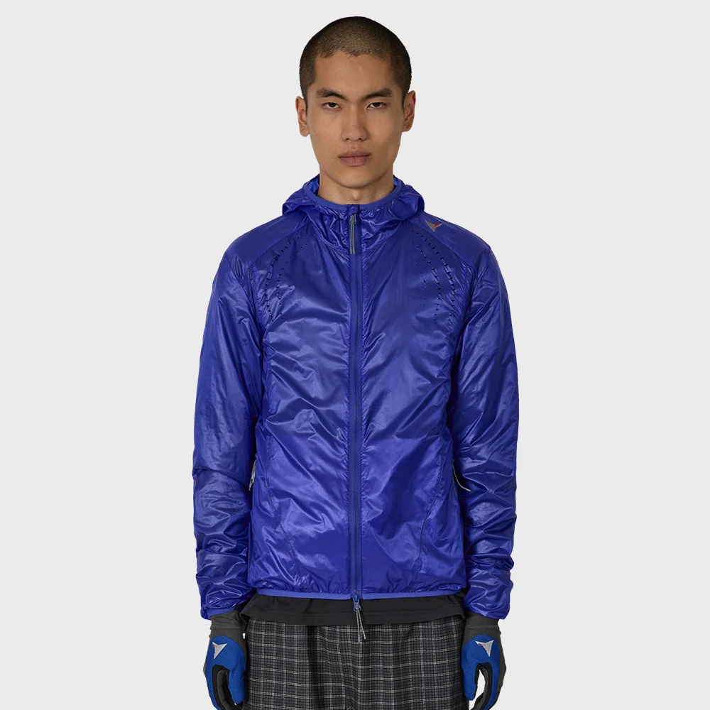 (M) HUE PACKABLE WIND JACKET (BLUE)