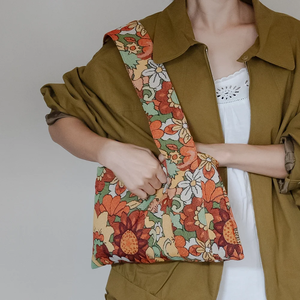 audrey bag _ retro garden