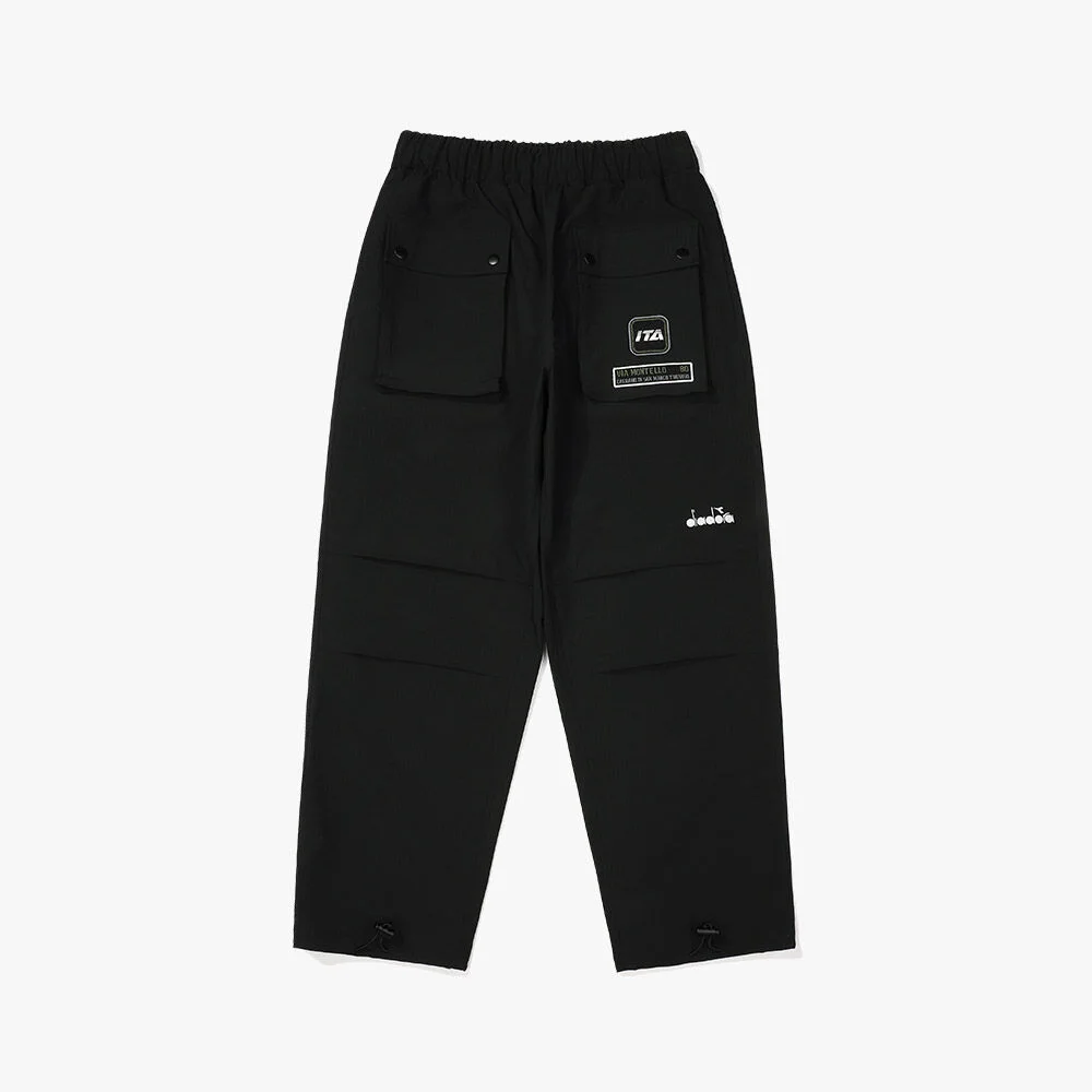 冬季 Pit Crew 氣球版型 梭織 褲子 BLACK