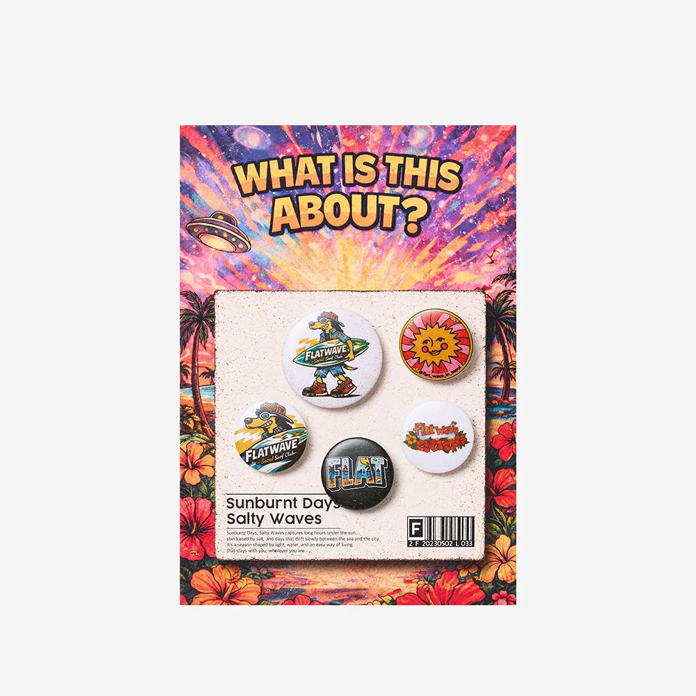 Sunbrunt Pin Badge Set Normal