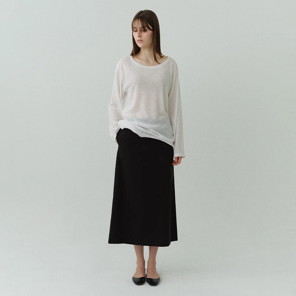 Minimal A-line Skirt_2color