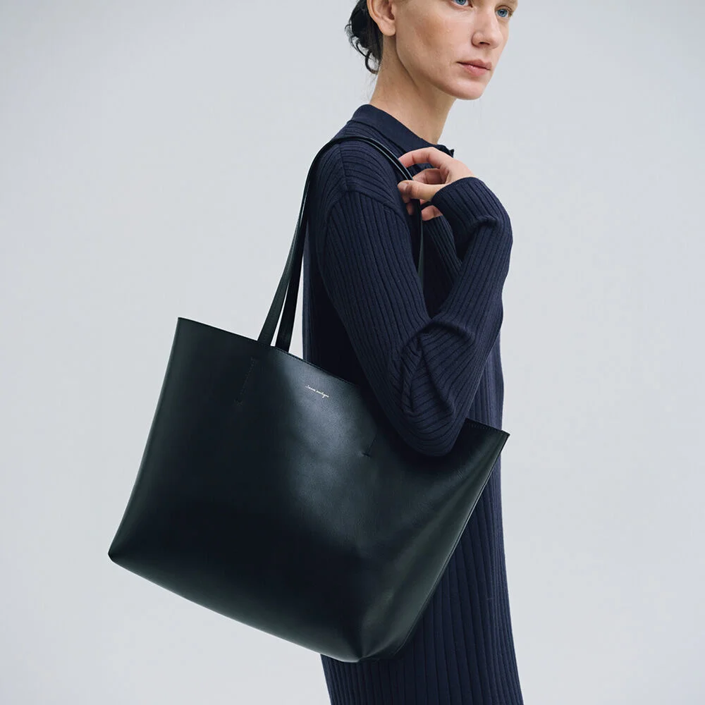 Bato Full Grain Leather Bag (Black)