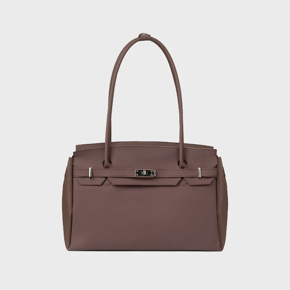 JELLY TWO-WAY BIG BAG IN BROWN