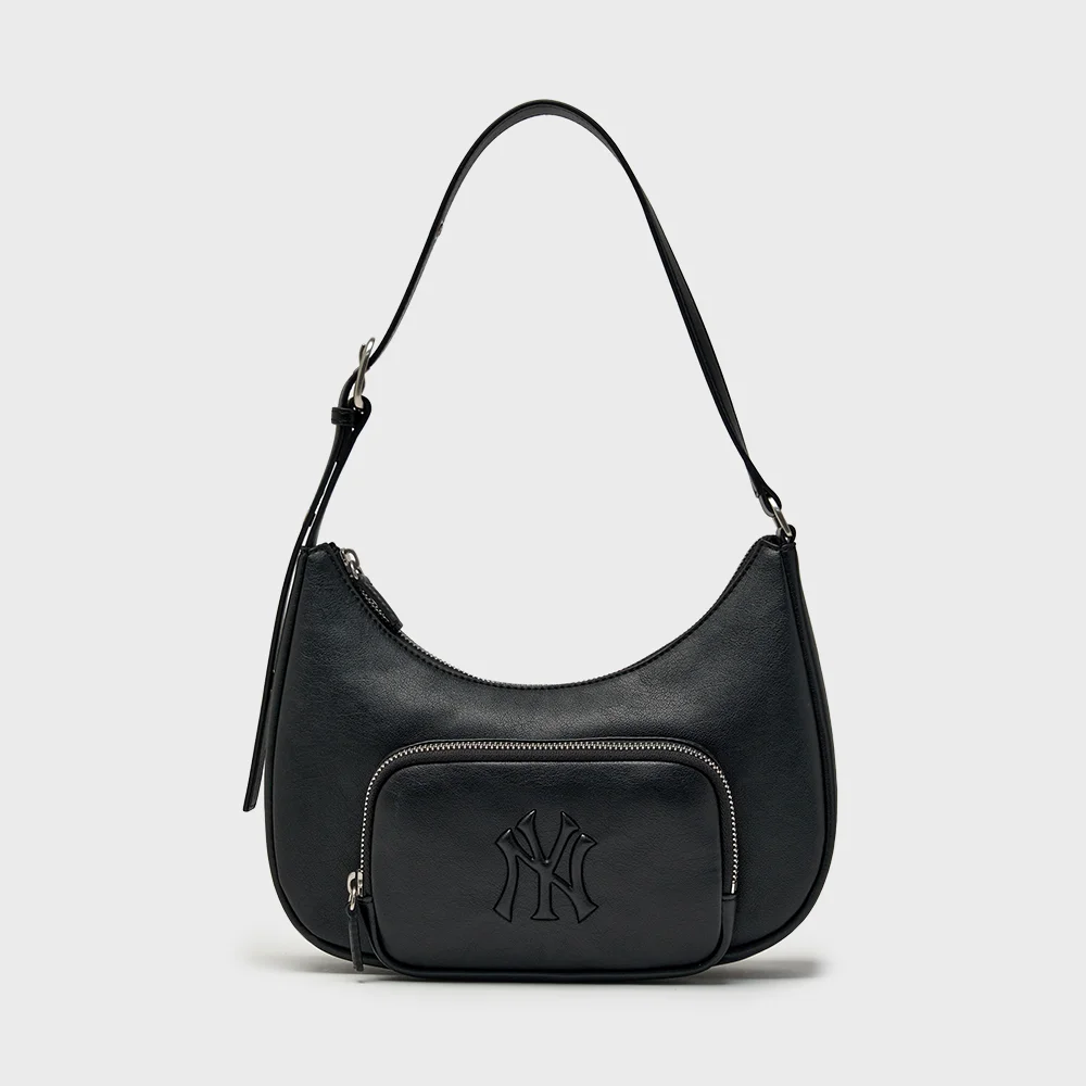 基本款 復古 標誌 Hobo Bag NY (Black)