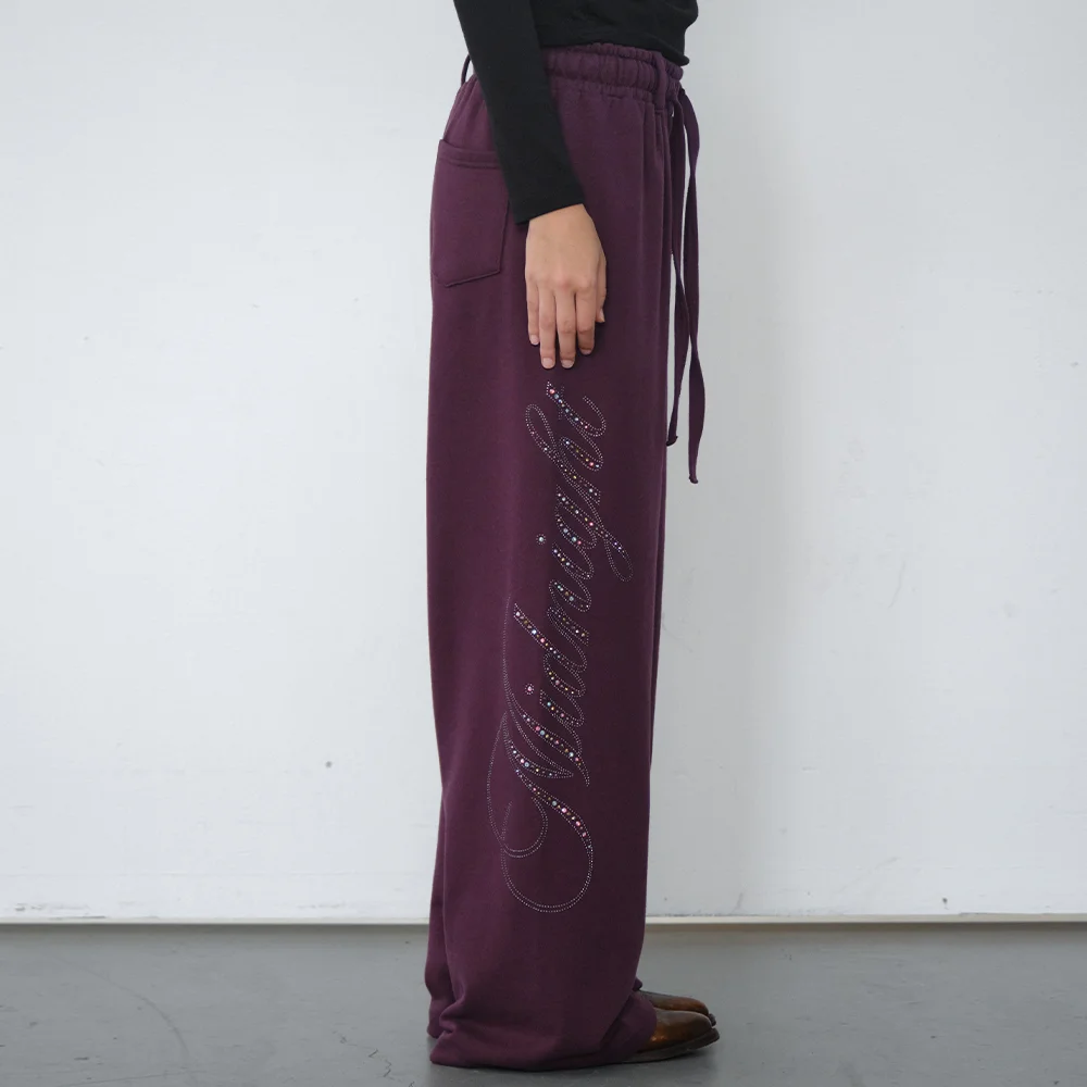 cubic pants (purple)