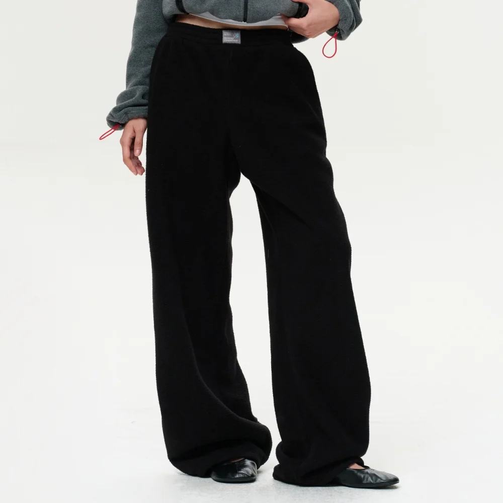 WOMEN ERA POLAR FLEECE PANTS - BLACK