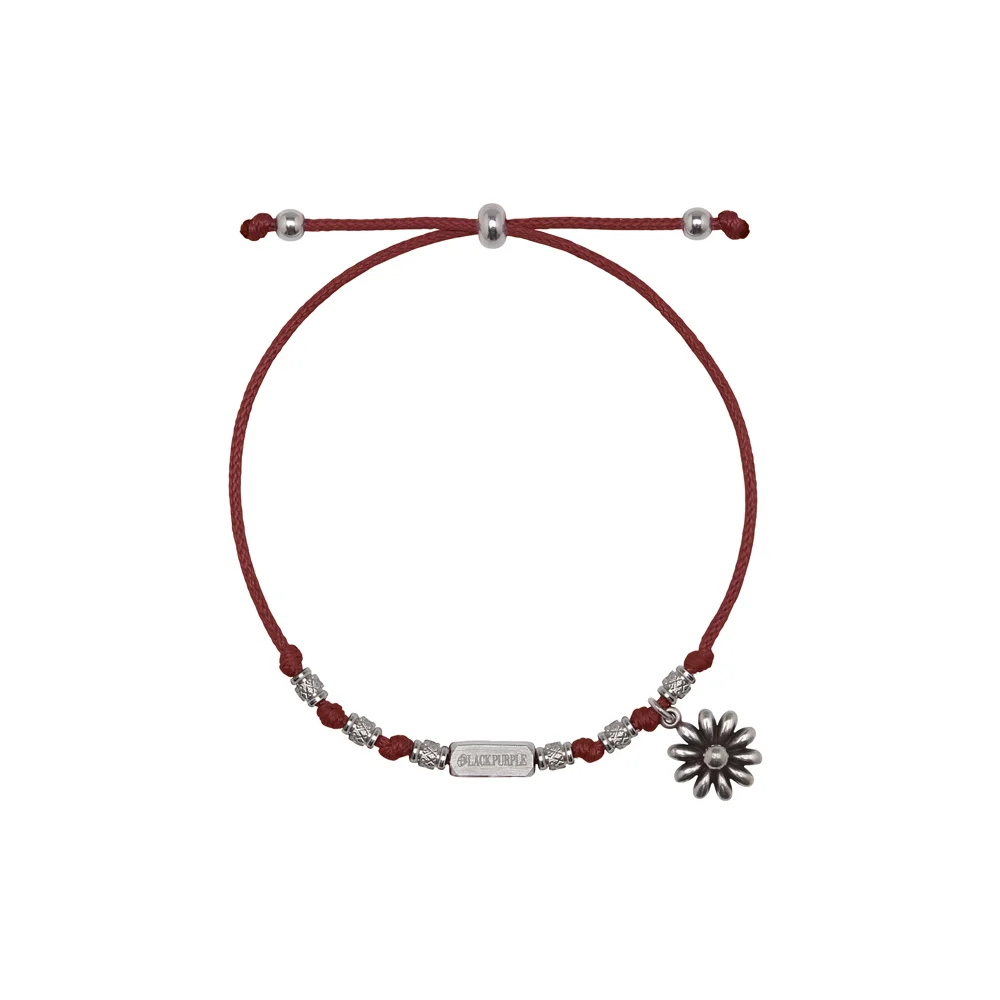 Wildy 花卉 手鏈_酒紅色 Wildy Flower Bracelet_Burgundy