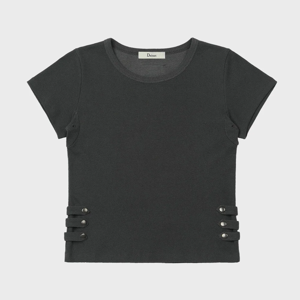 NAPOLEONS T-SHIRT IN CHARCOAL