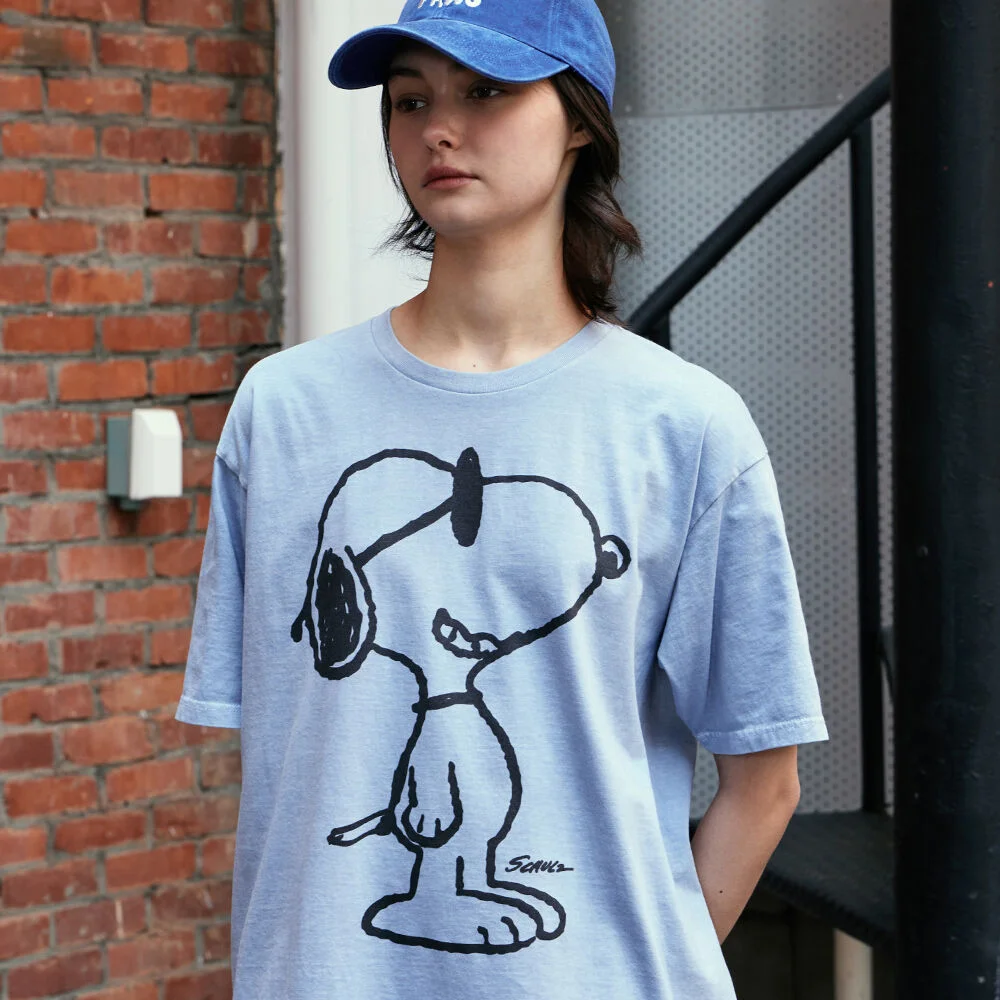 太陽眼鏡 史努比 Pigment T恤 (BLUE)