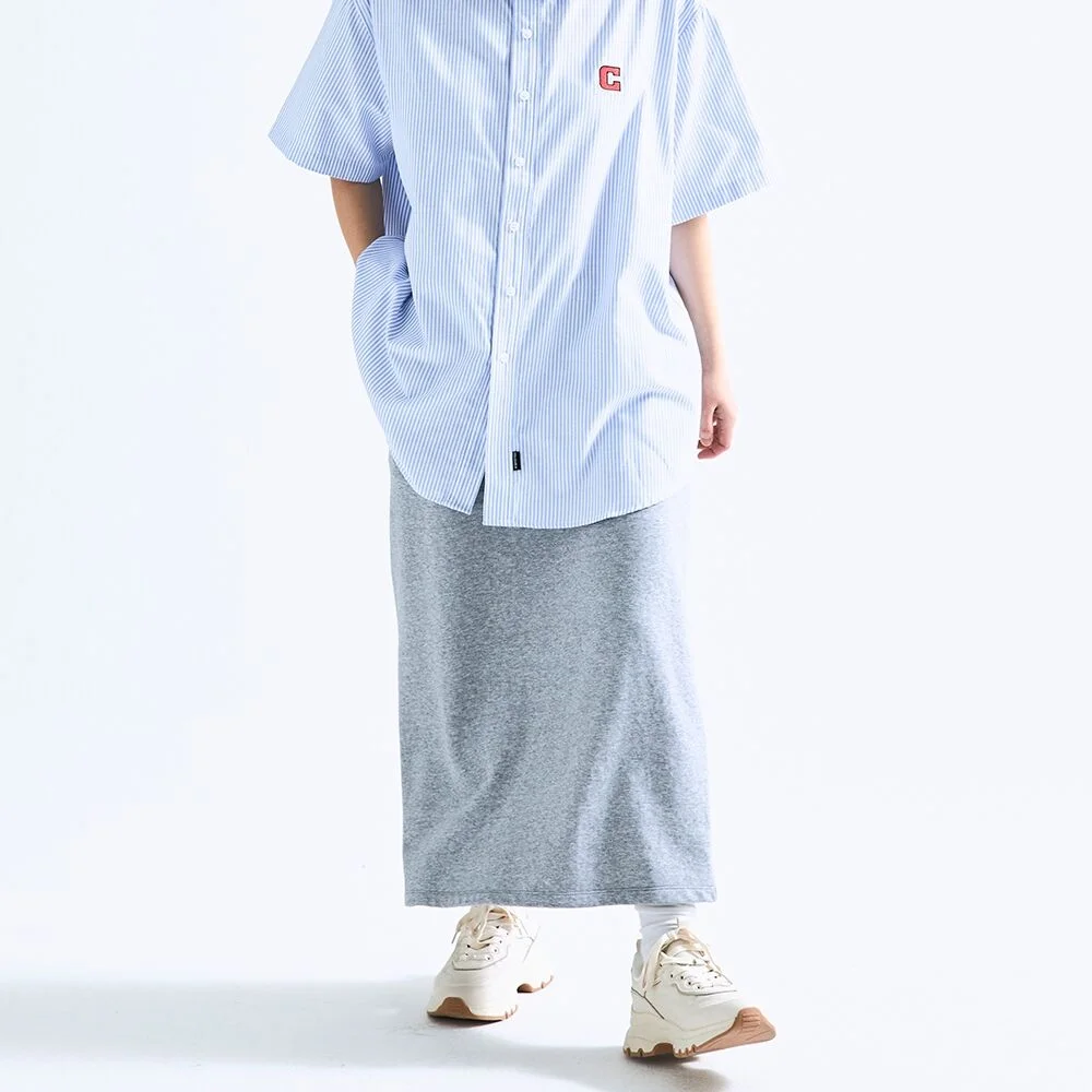 1754 CROWN TERRY LONG SKIRT M灰色