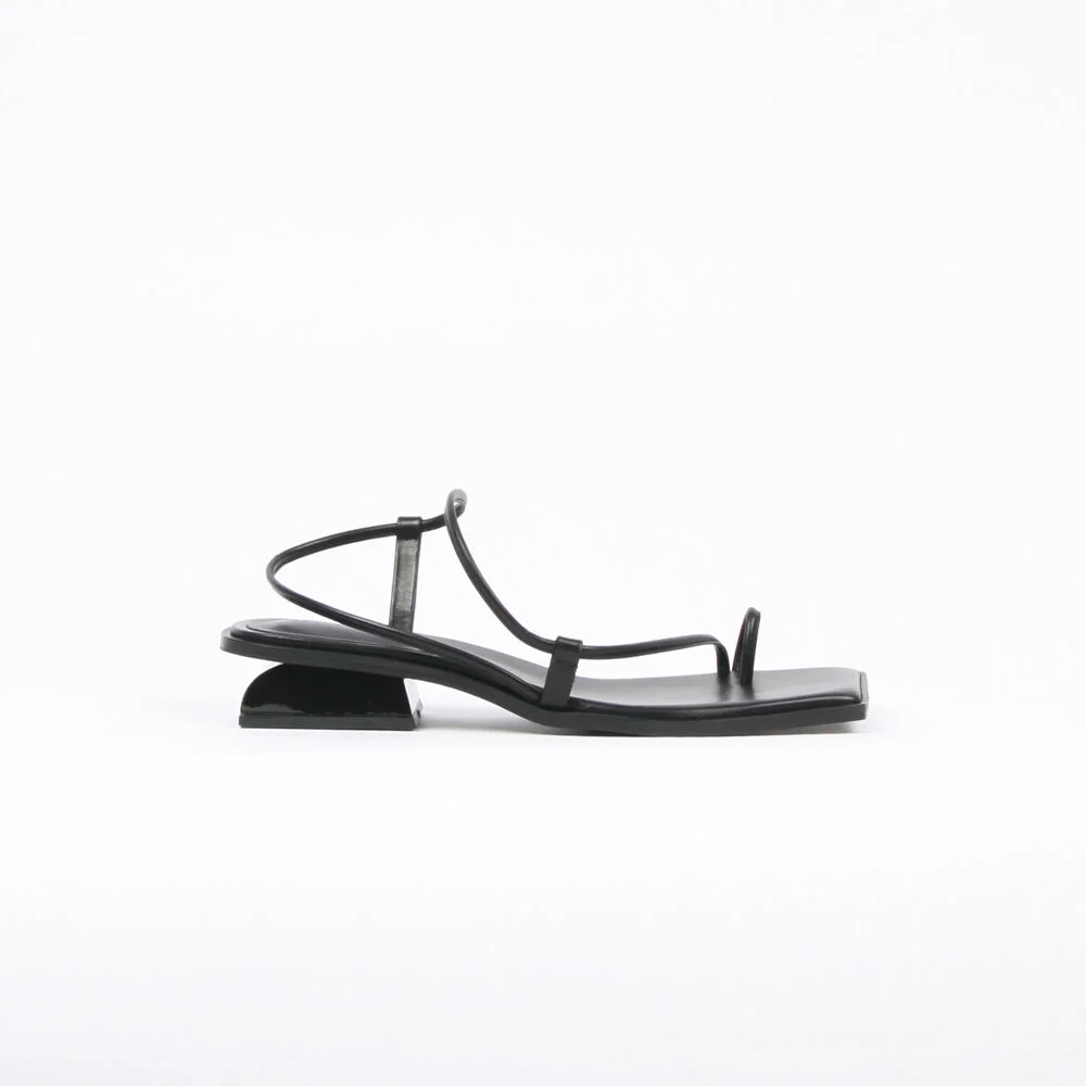 Aida Sandals Leather Black