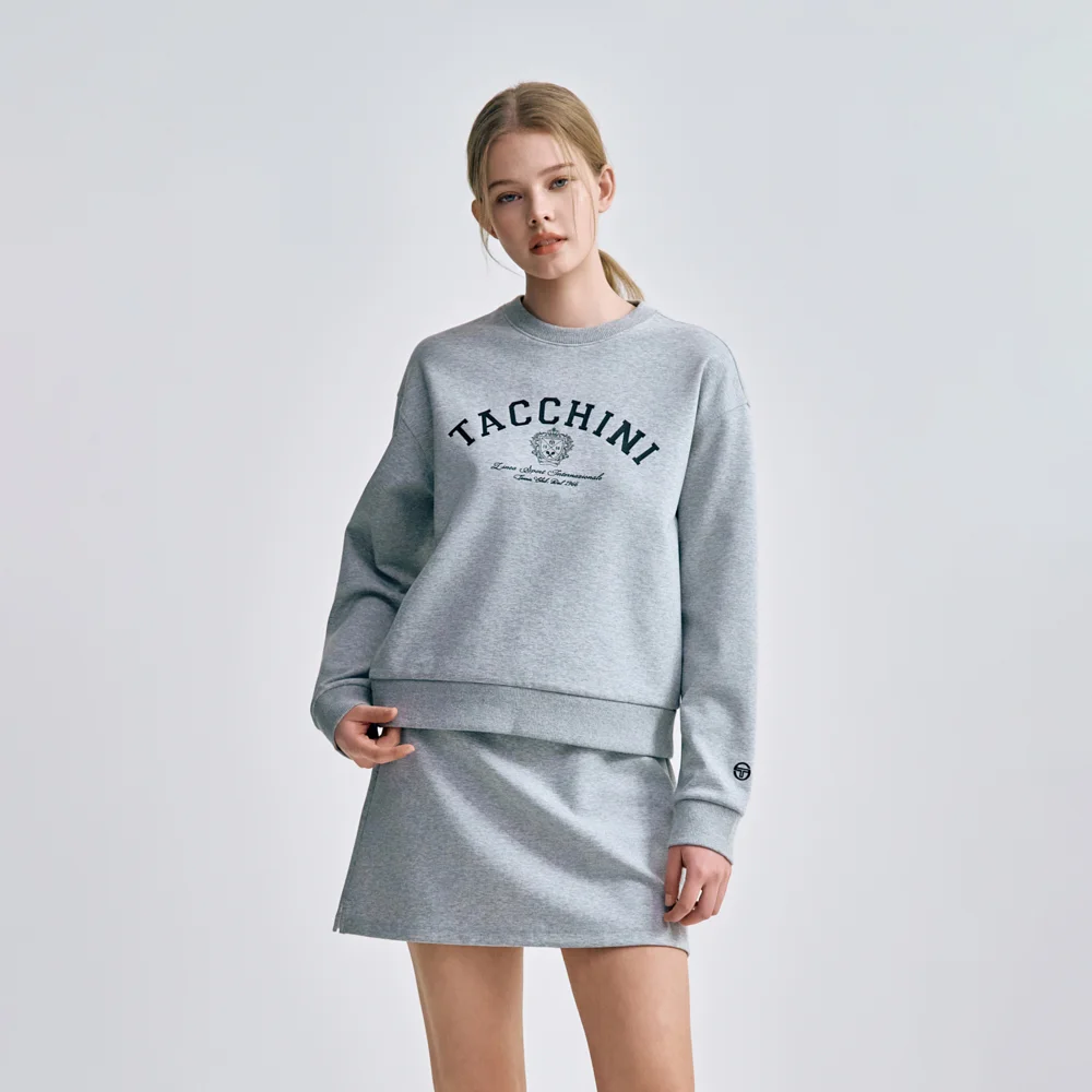 W Cush Light 圖案 衛衣 (GRAY)