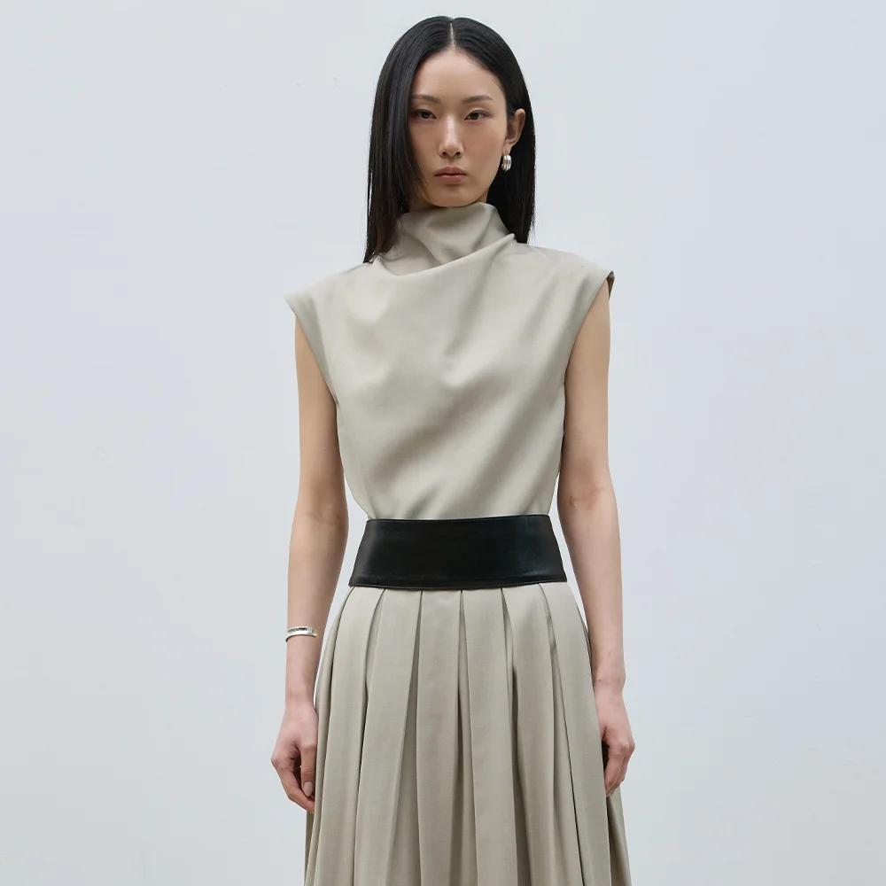BIEN COWL NECK SLEEVELESS