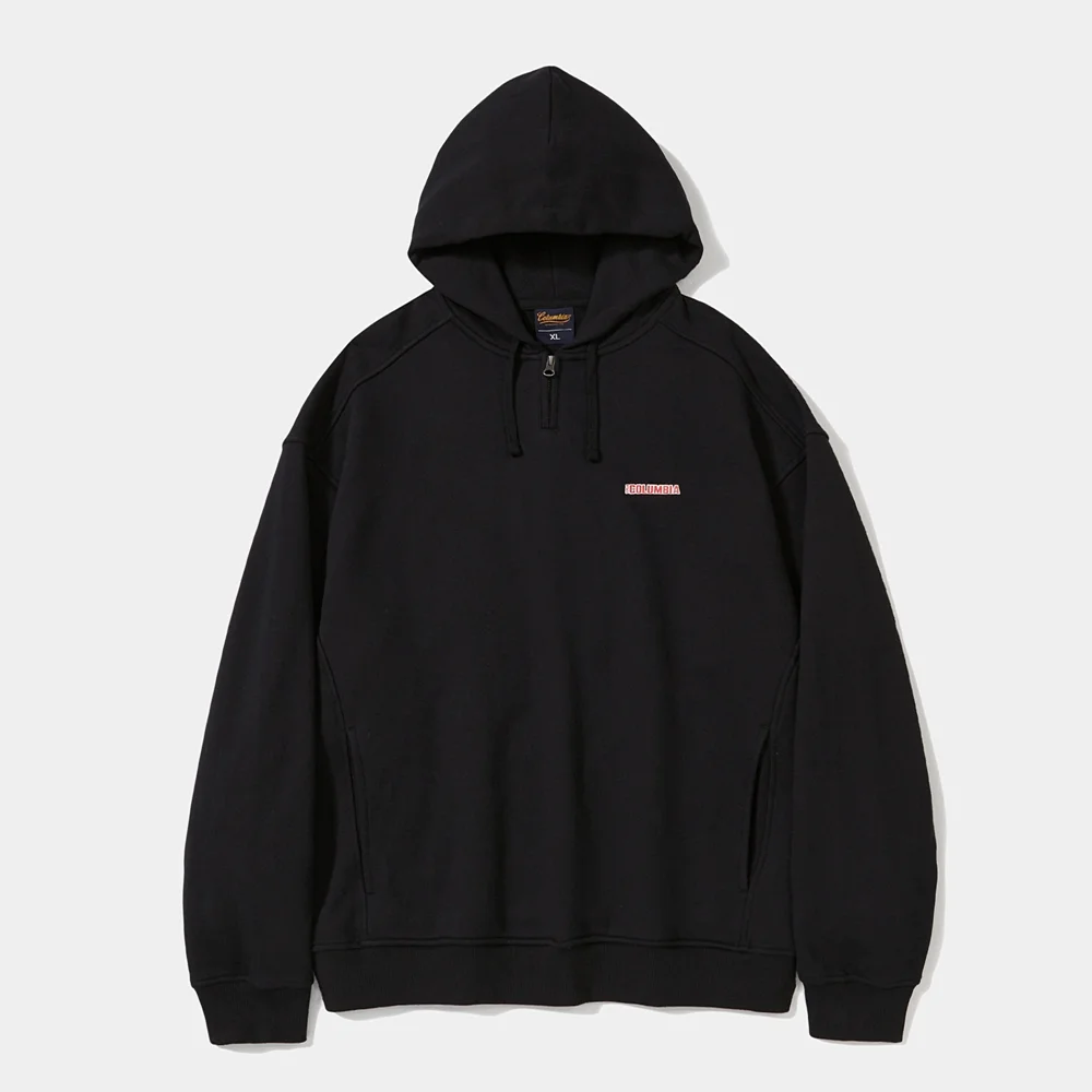 BROADWAY TINY HEAVY TERRY H/ZIP HOODIE_BLACK