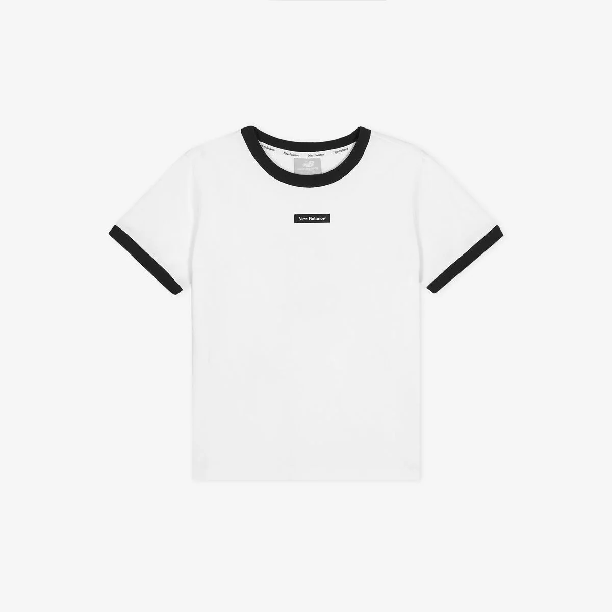 NBNEG2W462 / WOMEN Ringer 短袖T恤 (WHITE)