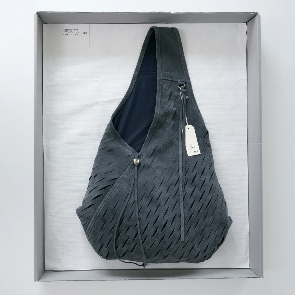 Luv basket slash bag(Fog blue grey)