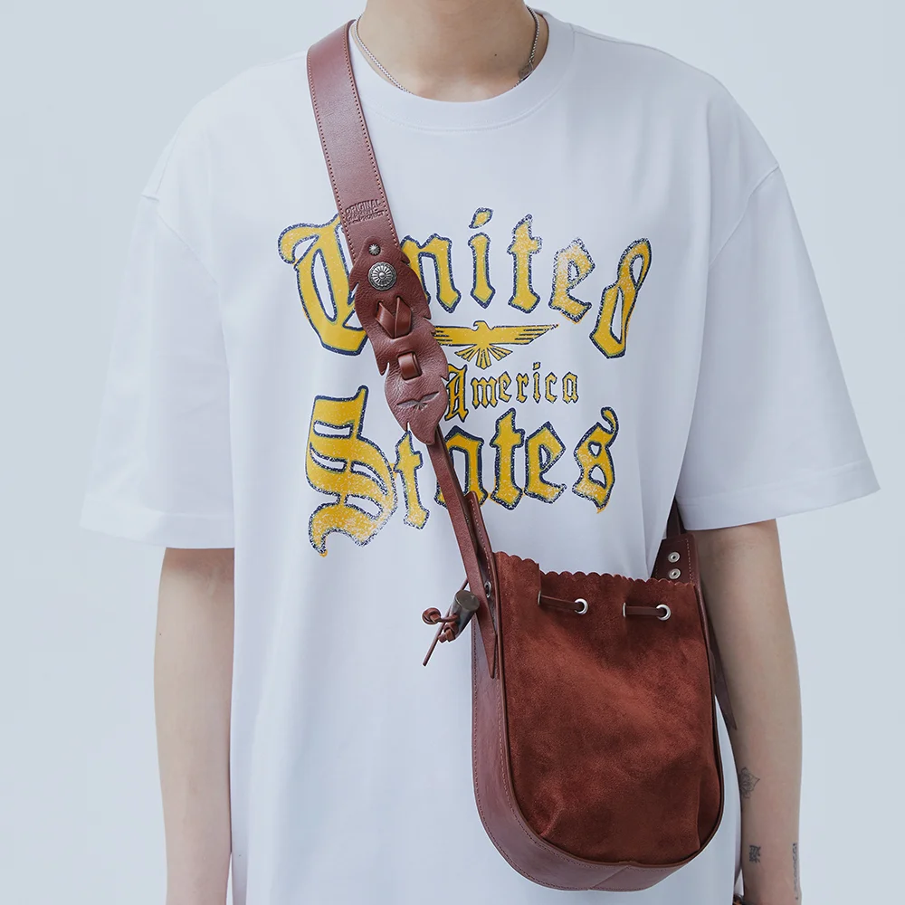 Madison Leather Shoulder Bag Brown