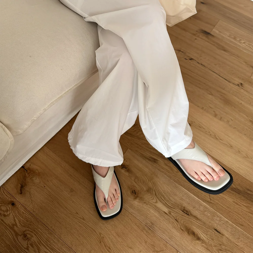 SOLID PLATFORM FLIP-FLOP (IVORY)