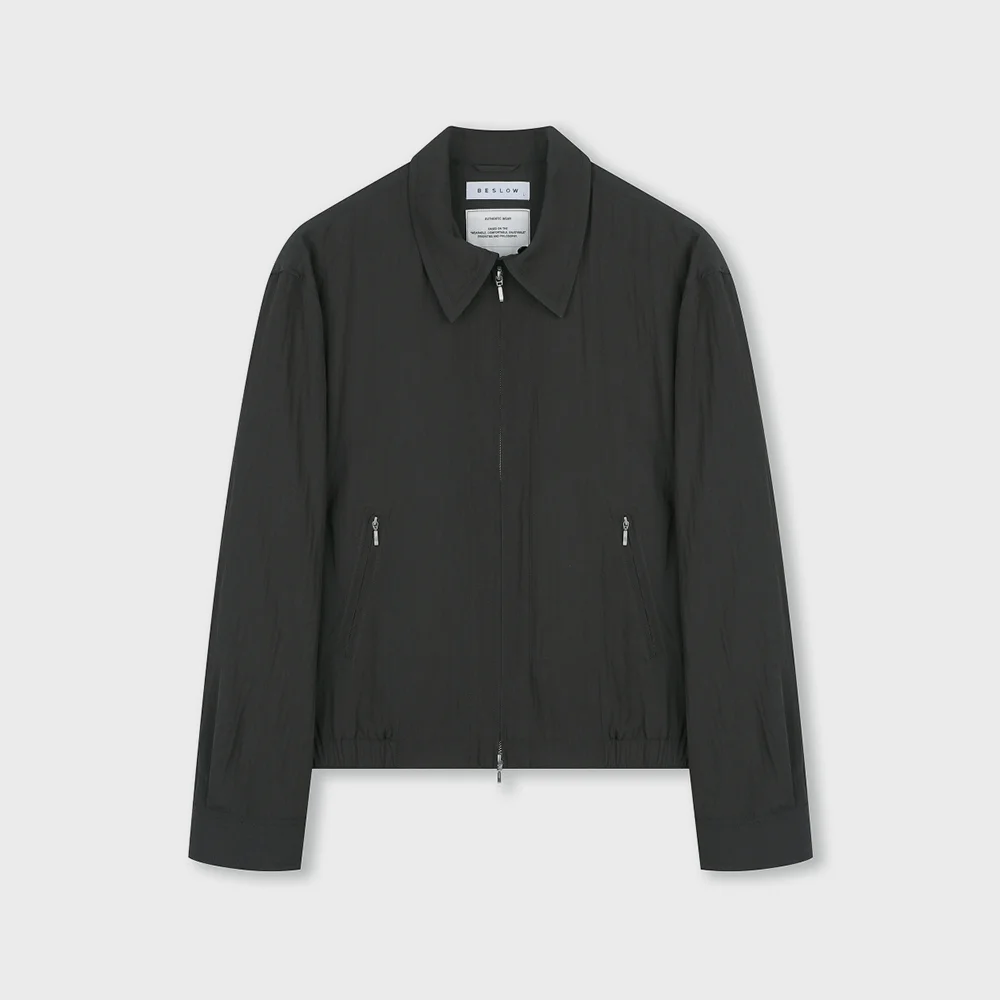CRINKLE DRIZZLER JACKET CHARCOAL