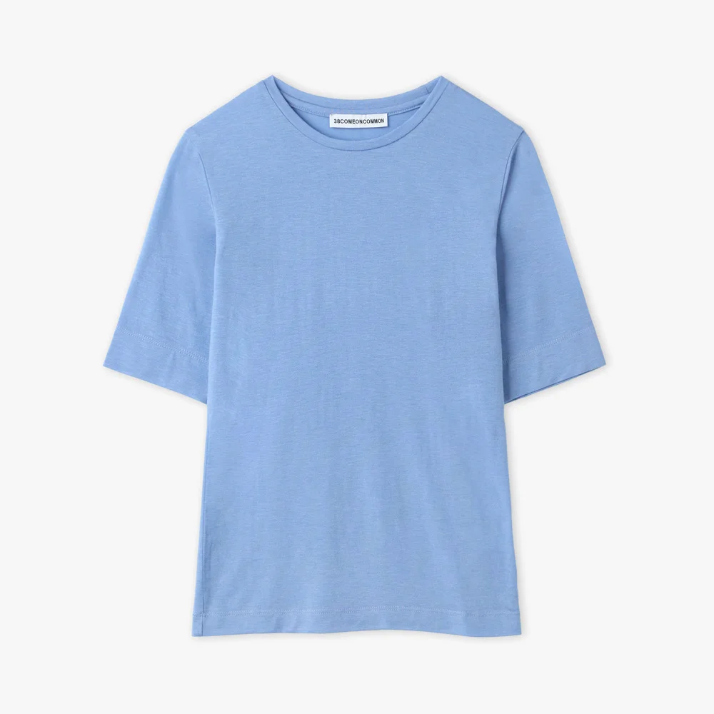 Slim Half T-Shirts (Sky Blue)