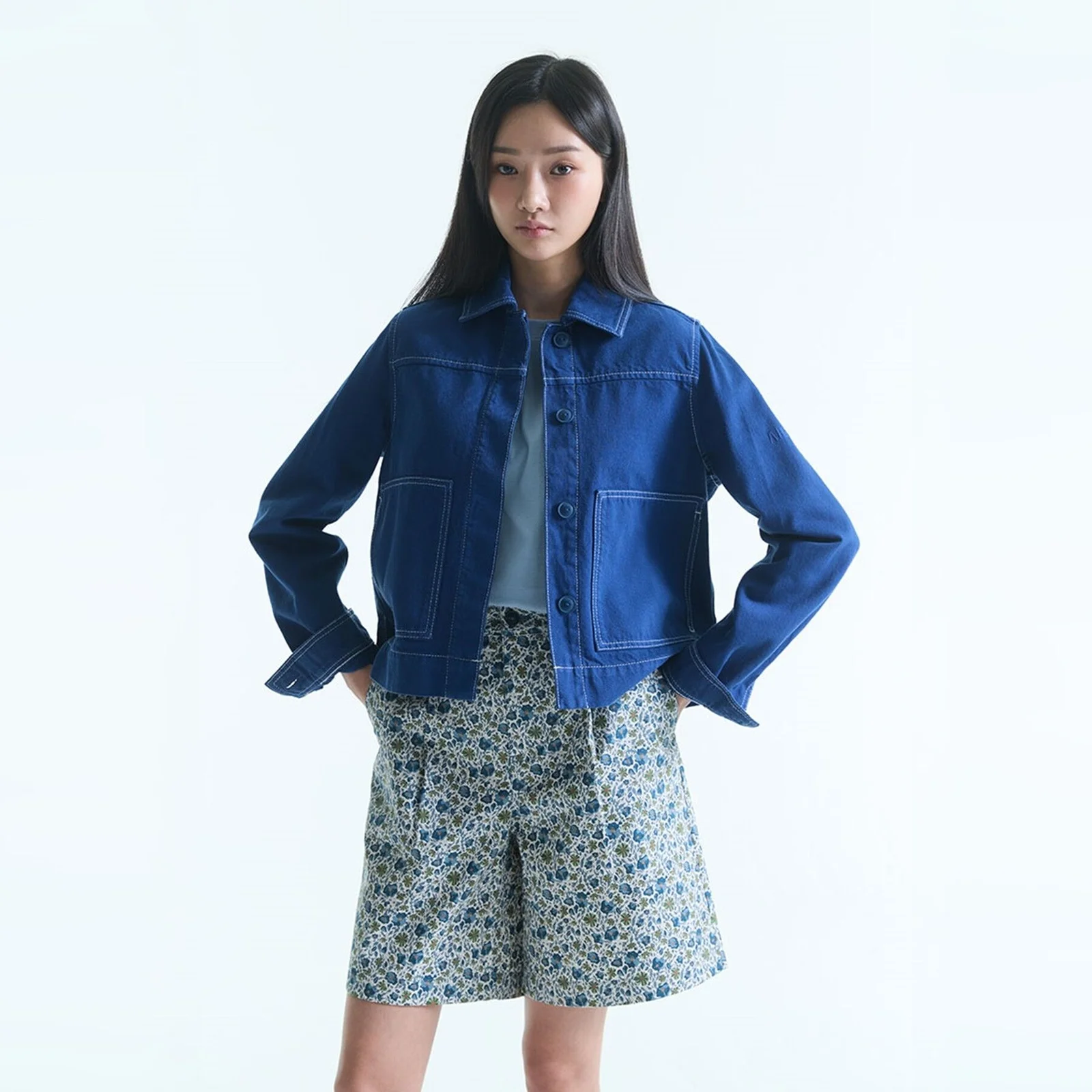 女裝 Liberty 百慕達 褲子 AAS26WBOT014BAP