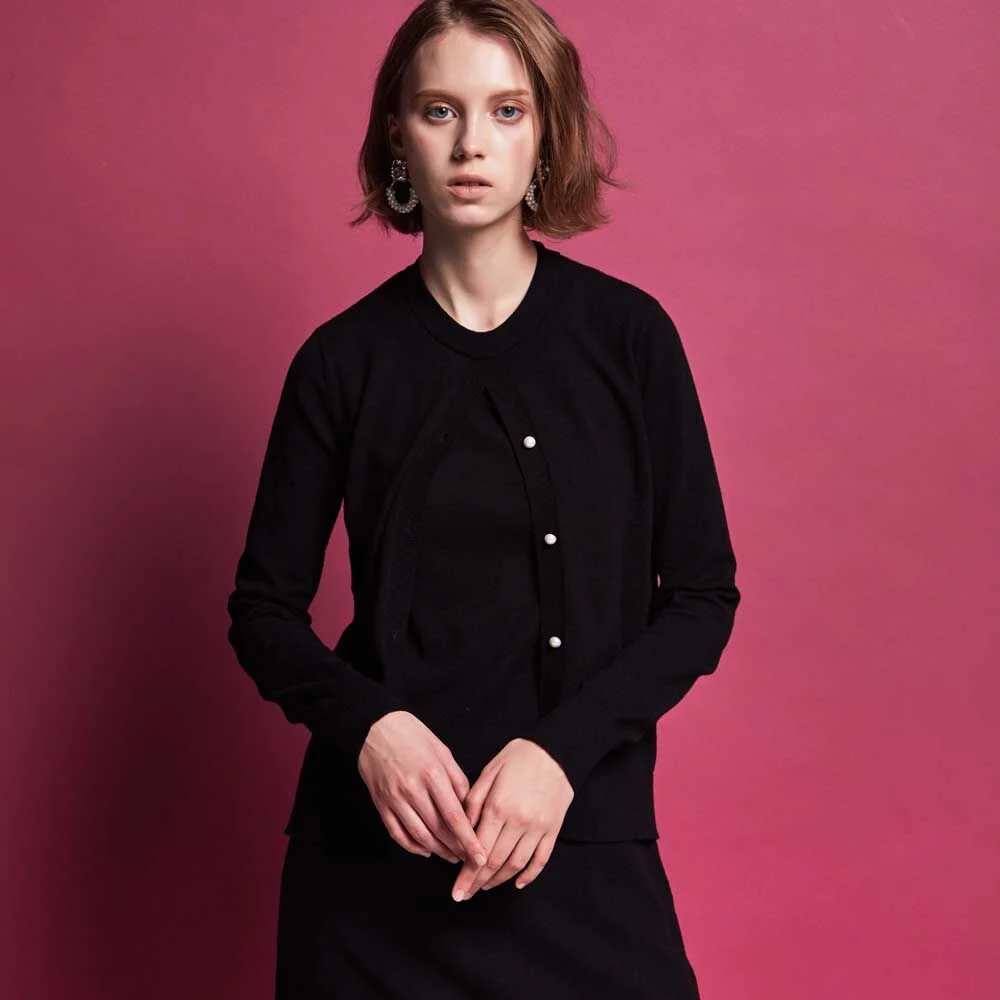 Twin Cardigan knit dress