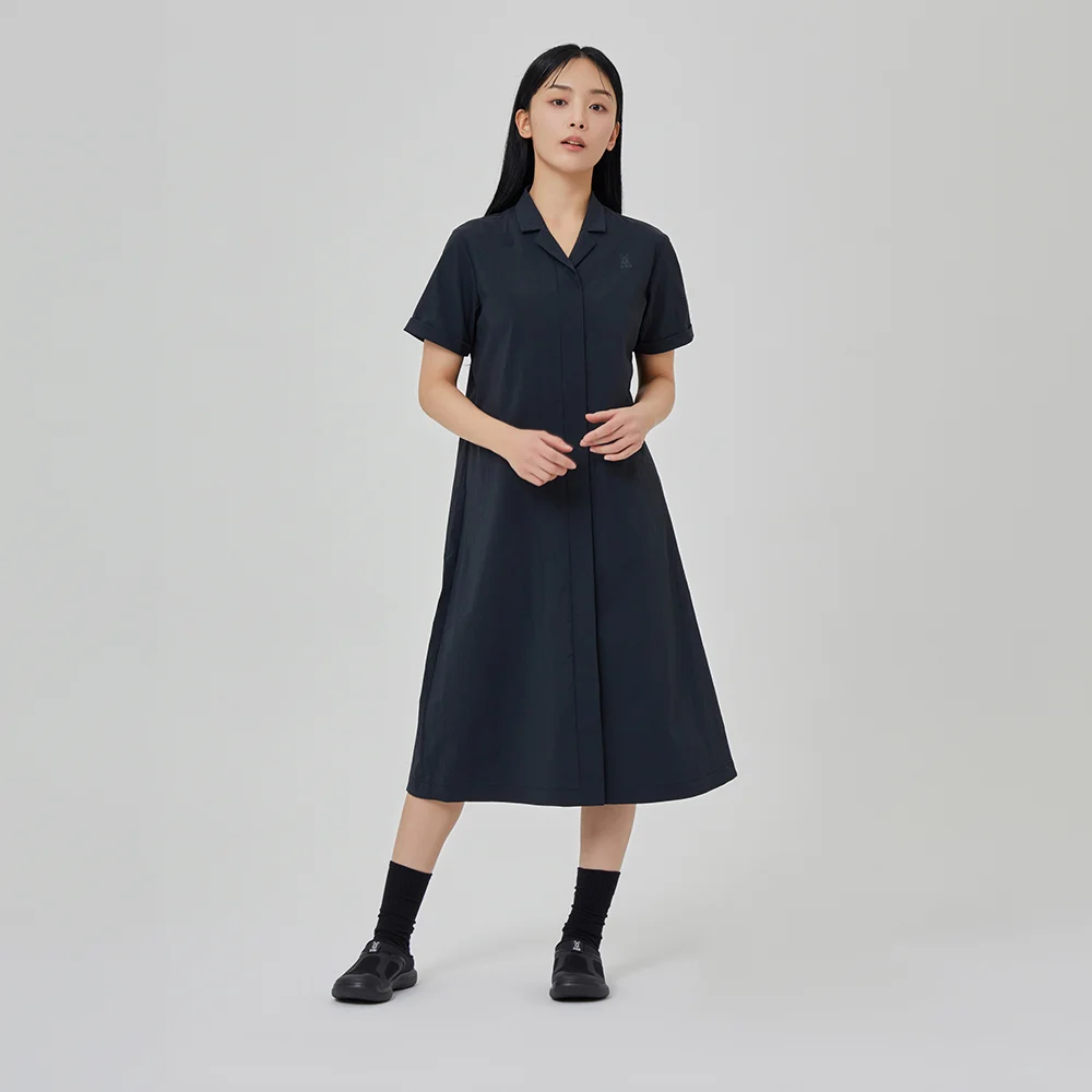 Miro V領 連衣裙 女裝(BLACK)