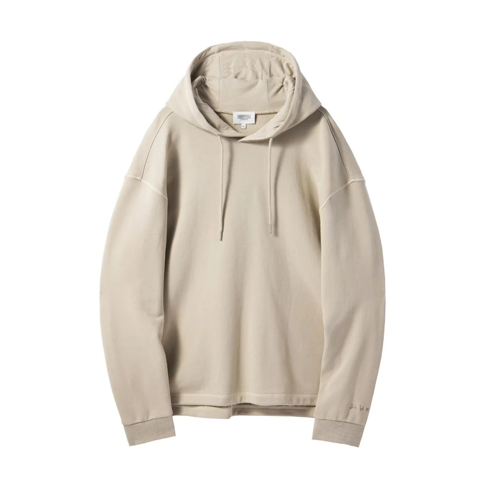 ORGANIC TERRY HOODIE - GRAY BEIGE (P241UHD406)