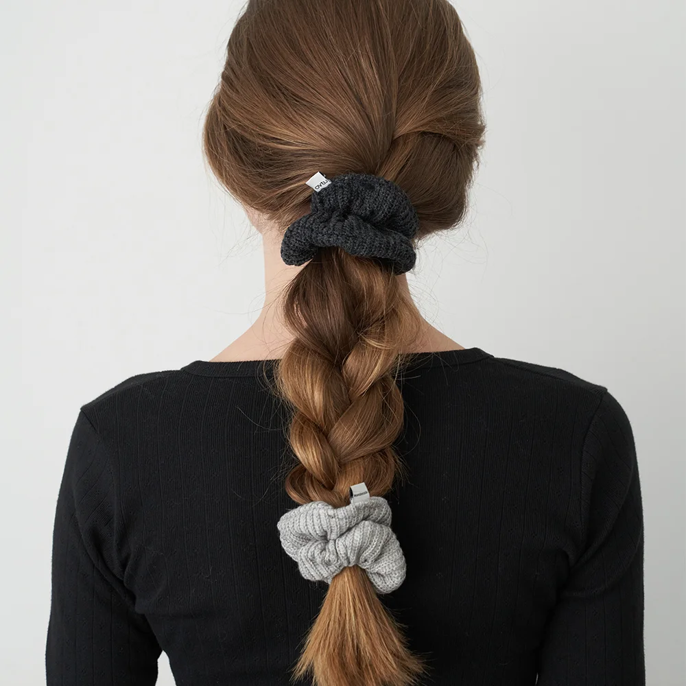 Soft Rib Knit Scrunchie _3 color
