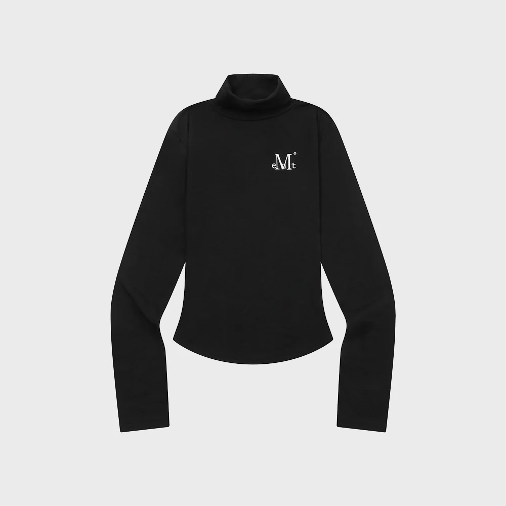 Delora Polo Neck 捲邊 長袖 T恤_6色