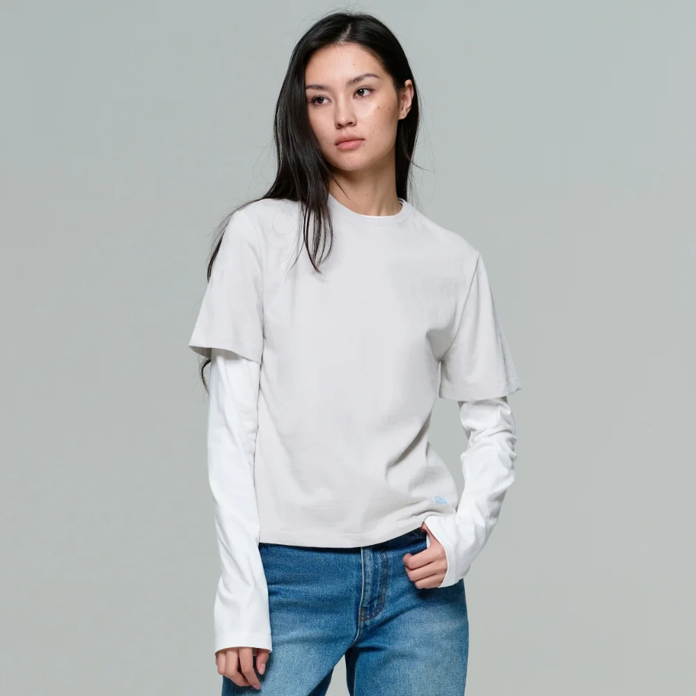 WOMEN ERA ESSENTIAL T - LIGHT GRAY