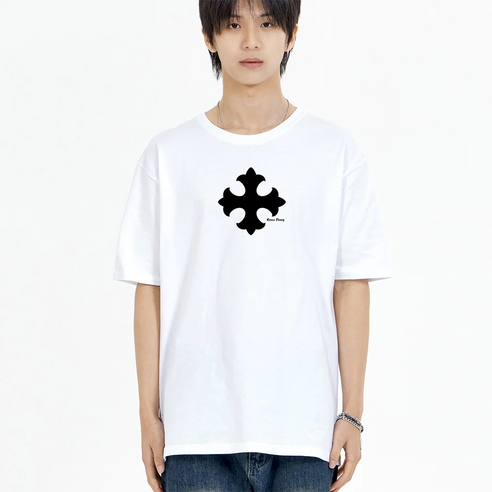 交叉 Flurry 短袖T恤 白色