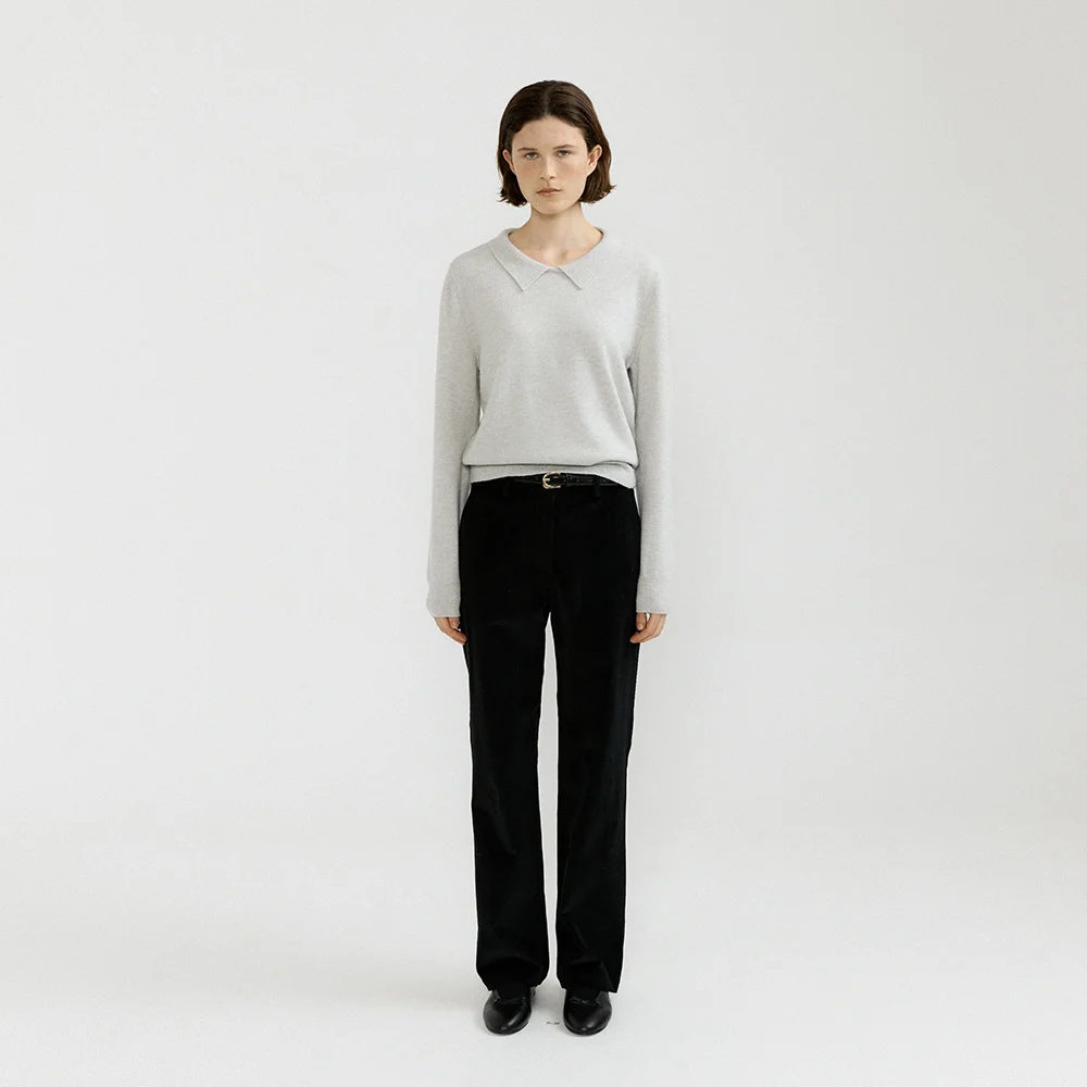 Tate Corduroy Pants (Black)