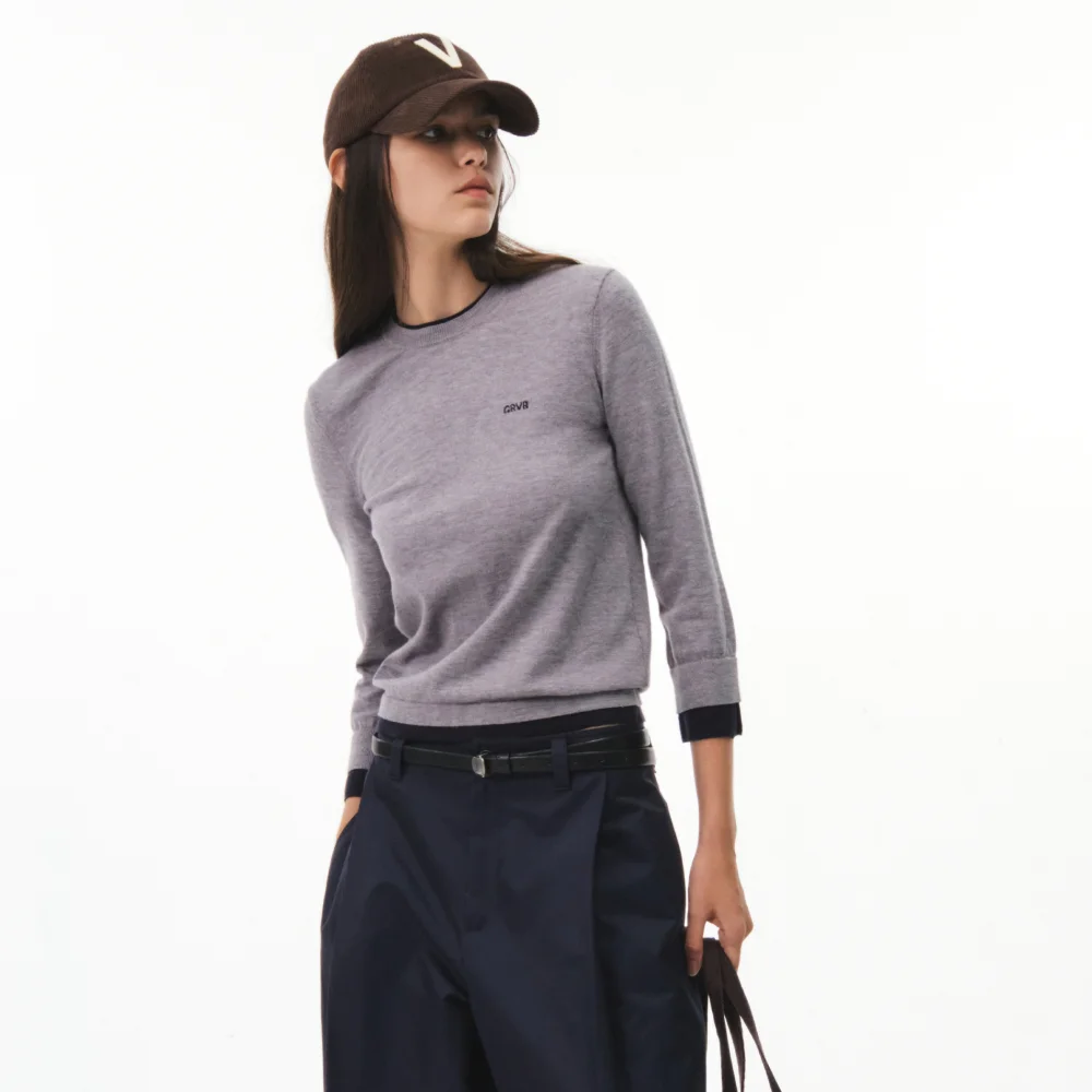 WILSEY LAYERED KNIT (GRAY)
