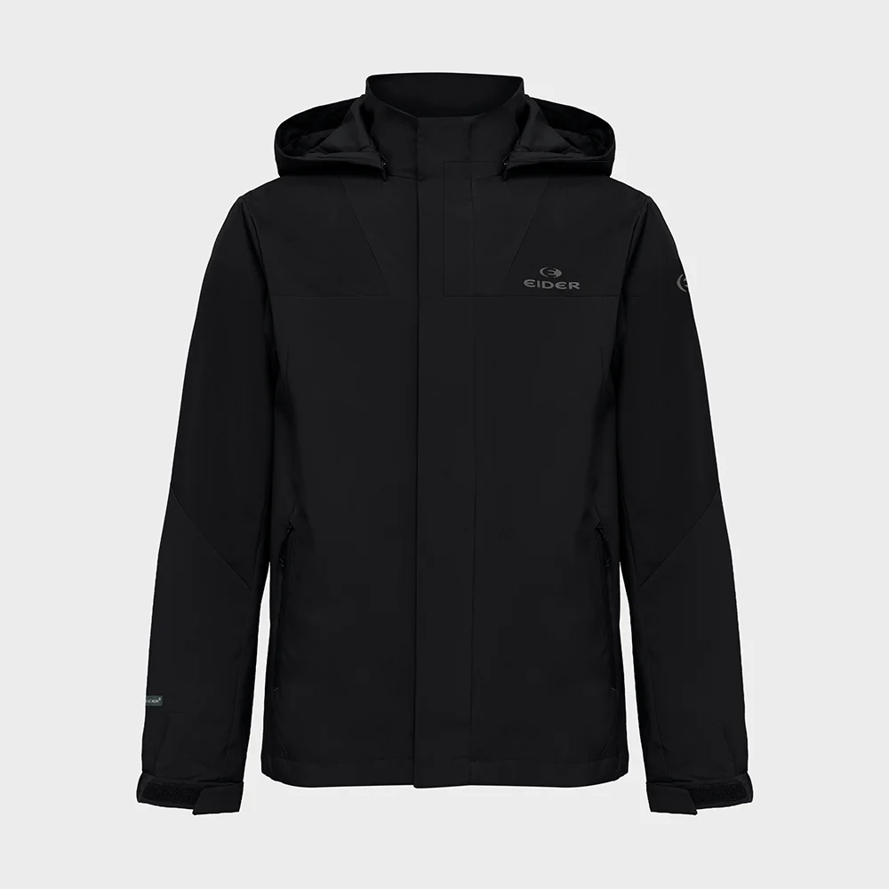 DEFENDER (Defender) 男裝 2L 防風 外套_Black_DMP26105Z1