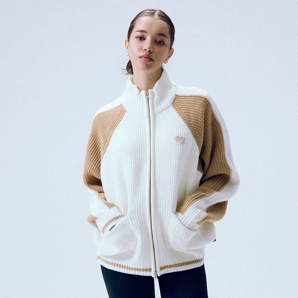 UNION JACK KNIT ZIP-UP