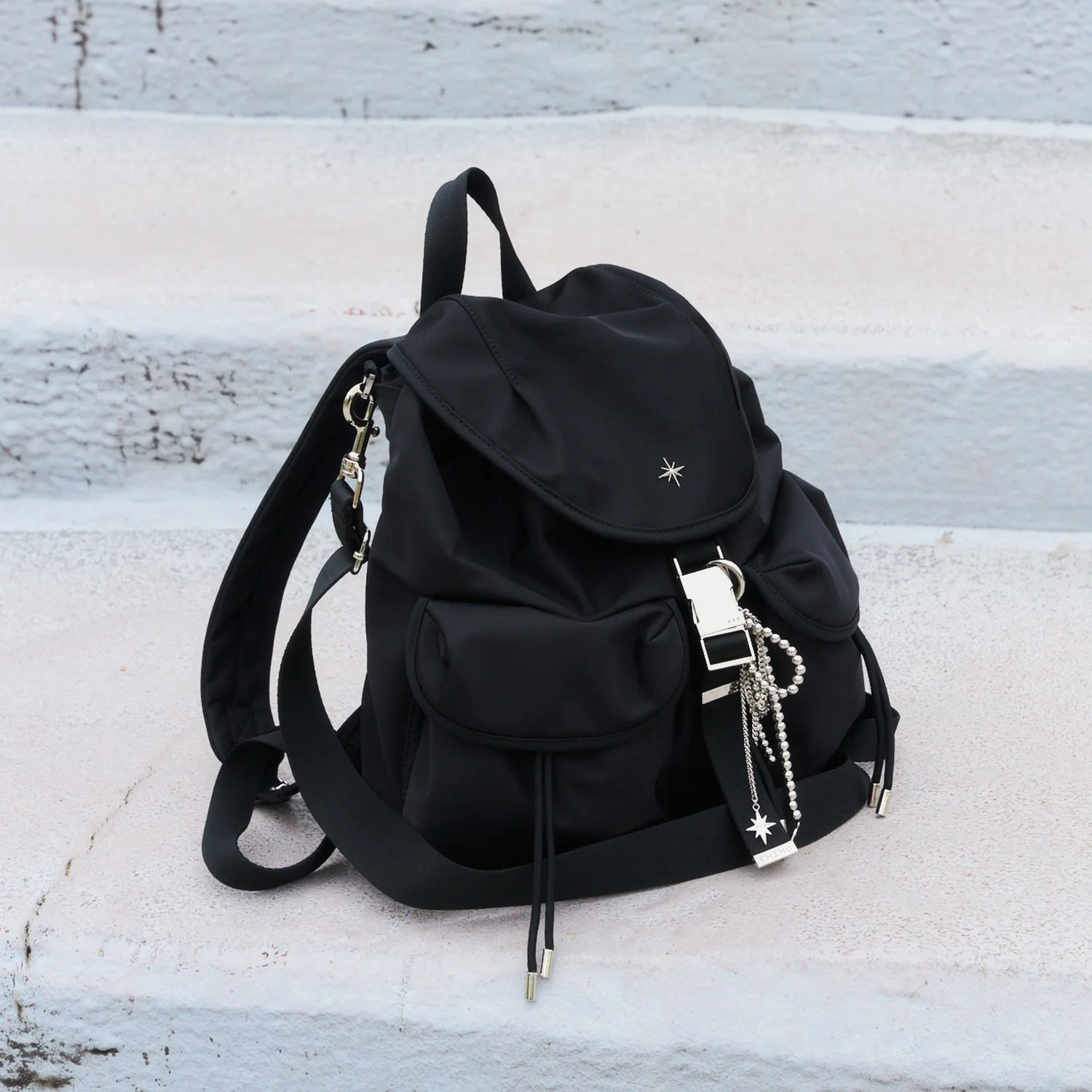 ASTRA 3-WAY NYLON BACK PACK / BLACK